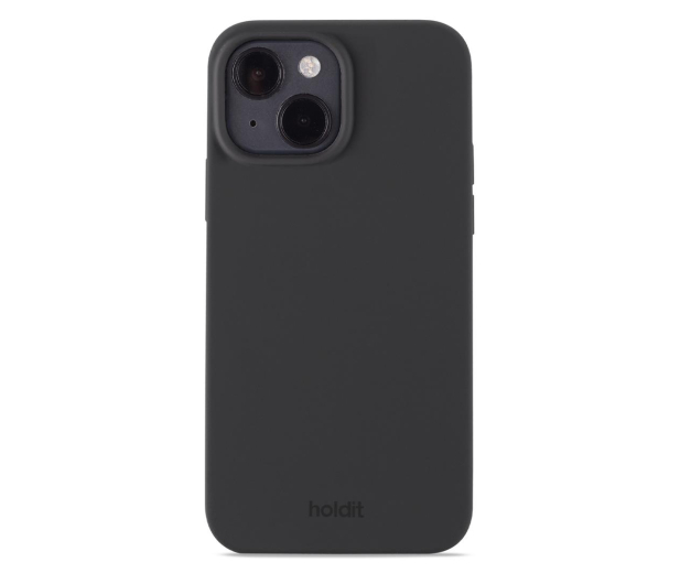 Holdit Silicone Case iPhone 15 Black 15970 - 1148735 - zdjęcie
